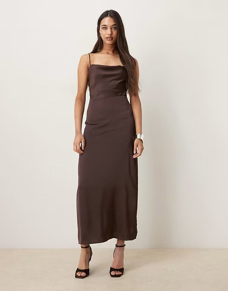 Long Brown Dress